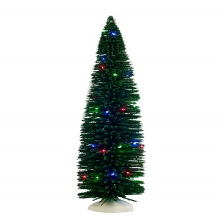 Bristle Tree, Multicolour LED Lights, Adapter Ready, h30cm Bristle Tree, Multicolour LED Lights, Adapter Ready, h30cm